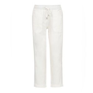 DOLCEZZA | Italian White Linen Pants